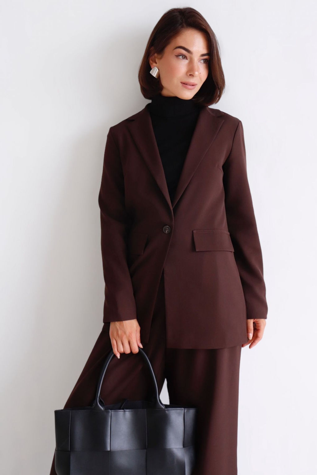 11372 Костюм брючный коричневый - Martichelli фото 22