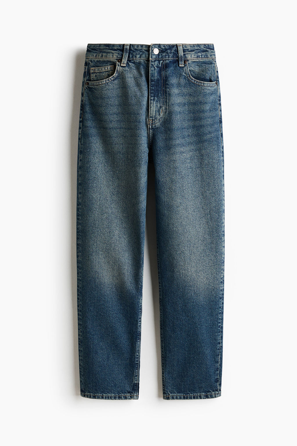 Mom Slim Fit High Waist Ankle Jeans - H&m фото 3