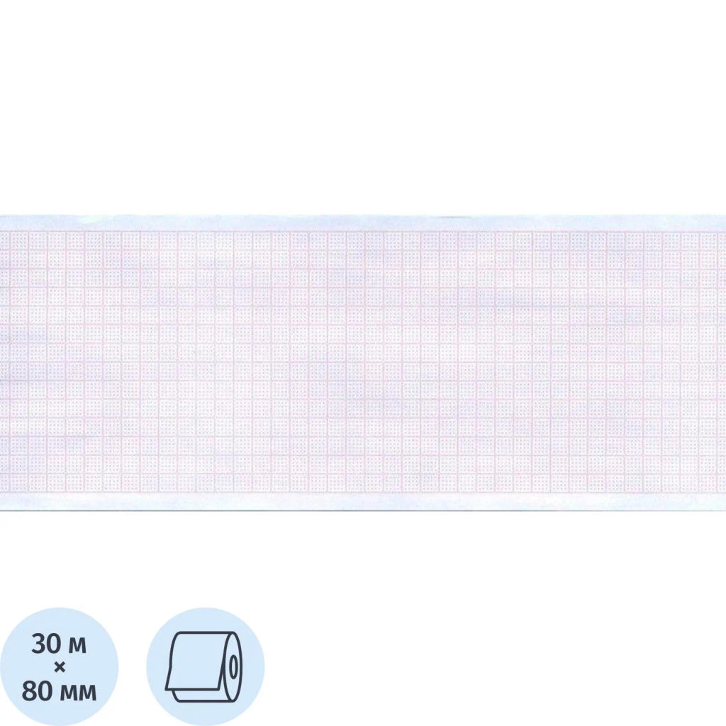 Лента регист. тепл. для ЭКГ 80х30 (в.) HEART SCREEN К8030АК18 6рул/уп