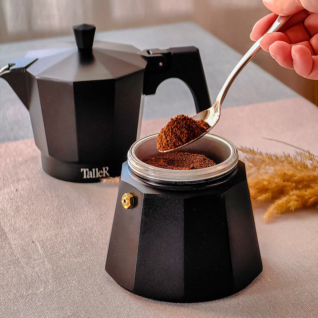 Кофеварка гейзерная TalleR TR-11322, 300мл, черн+кор