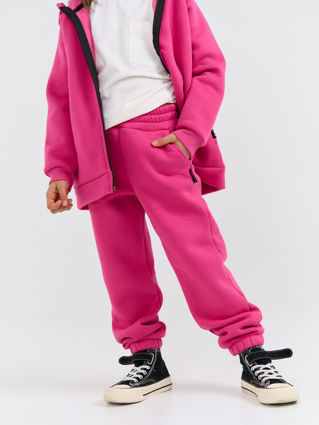 Джоггеры Бабл-гам с карманами утепленные - Bungly фото 5