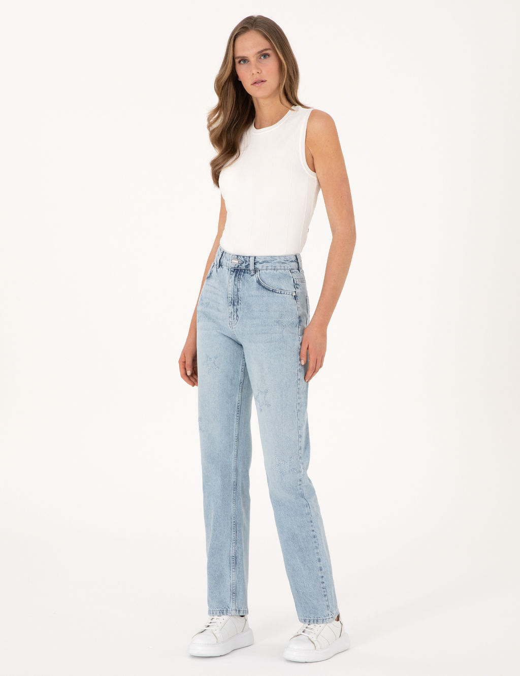 A__k Mavi Straight Fit Jean Pantolon