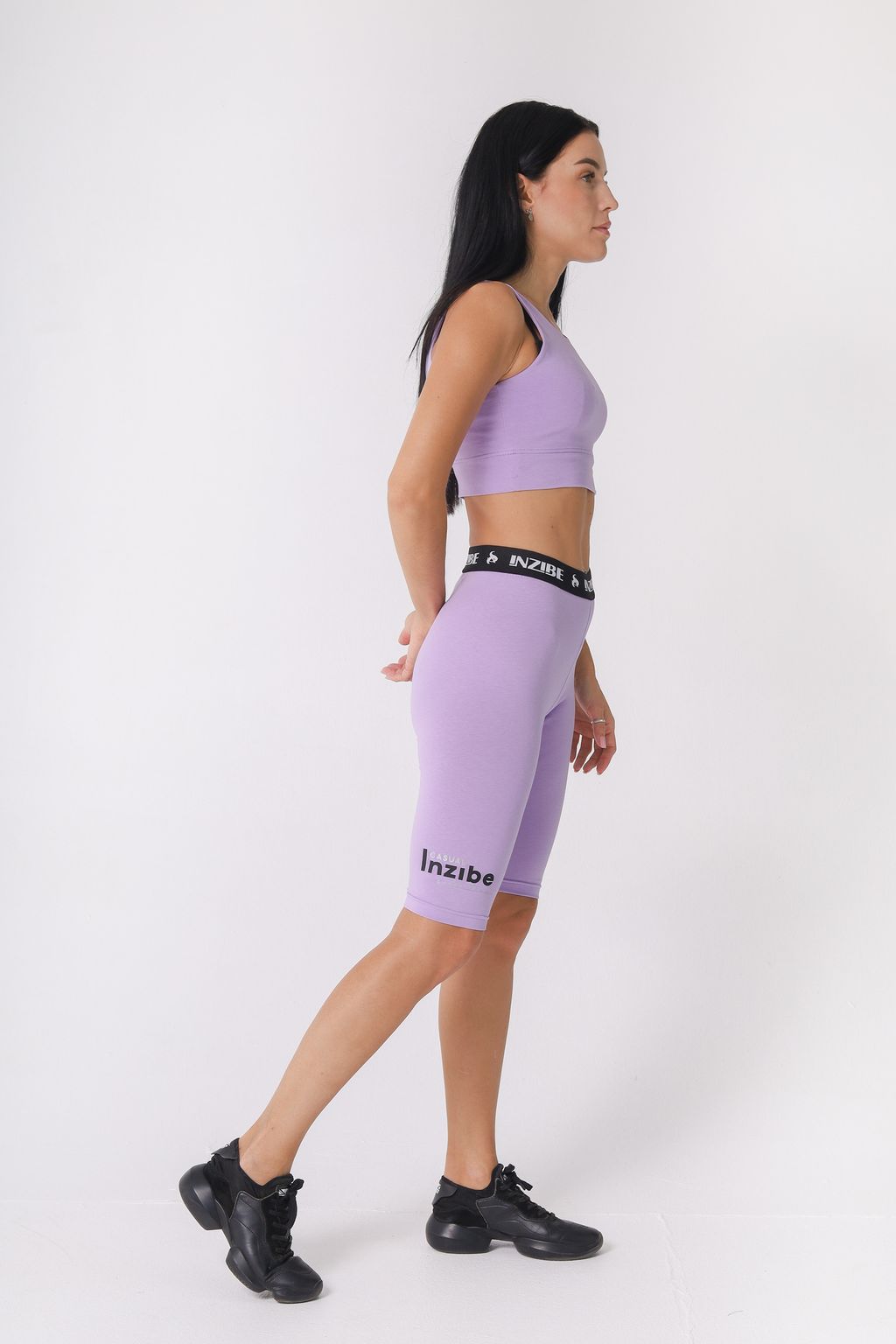 Велосипедки базовые CASUAL, сирень - Inzibe фото 5