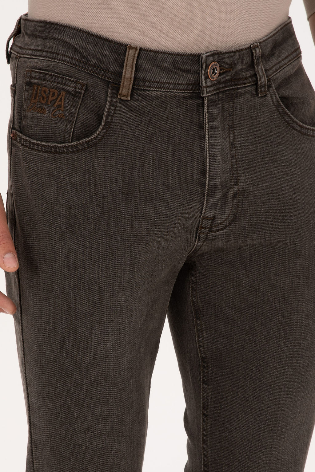 Erkek Kahverengi Jean Pantolon - U.s. polo assn фото 11
