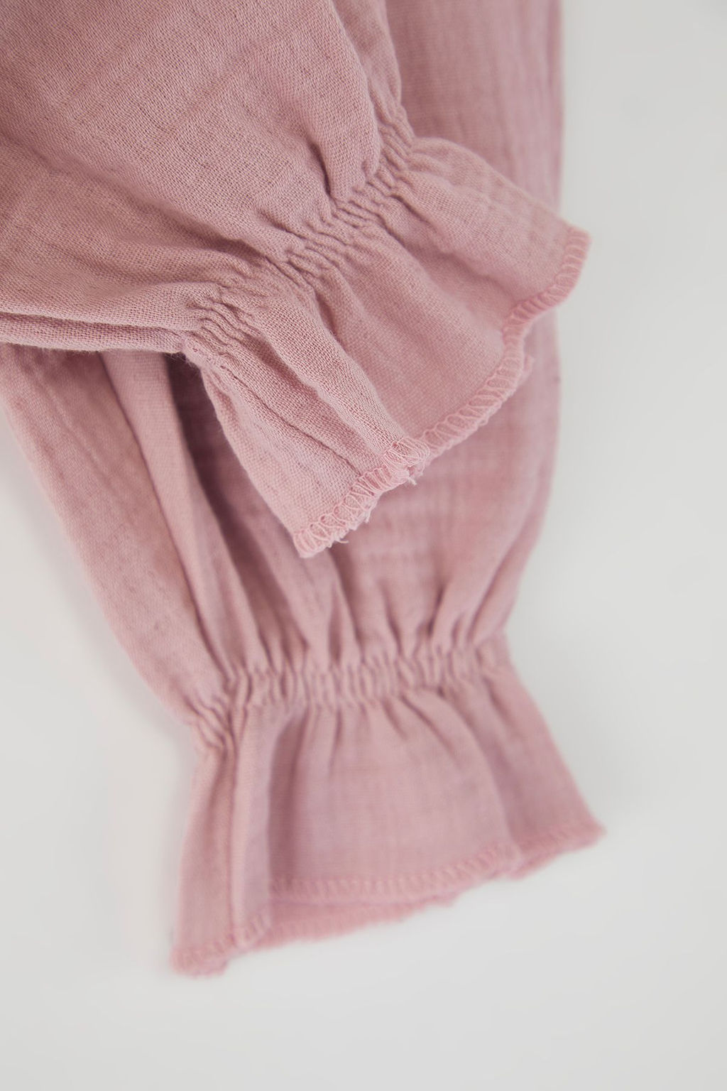 Pembe K?z Bebek %100 Pamuk Basic Lastikli Muslin Dokuma Pantolon TKDSS25PL00013 - Trendyolmilla фото 2