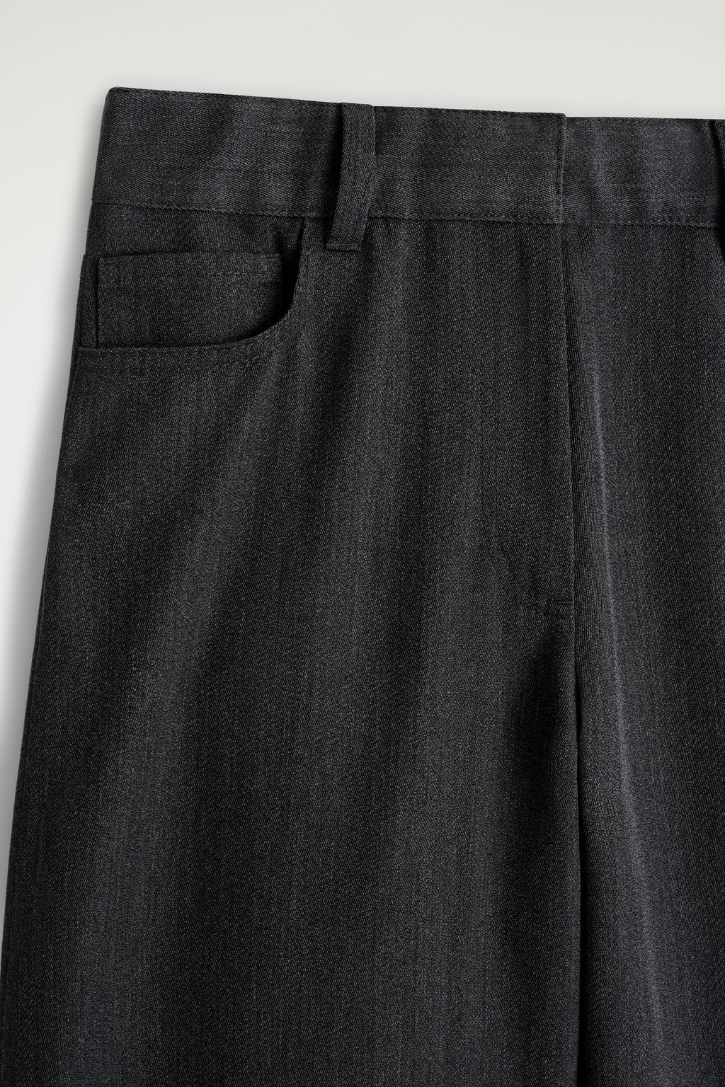 PANTALONES REGULAR FIT WIDE LEG MEZCLA LANA - H&m фото 6