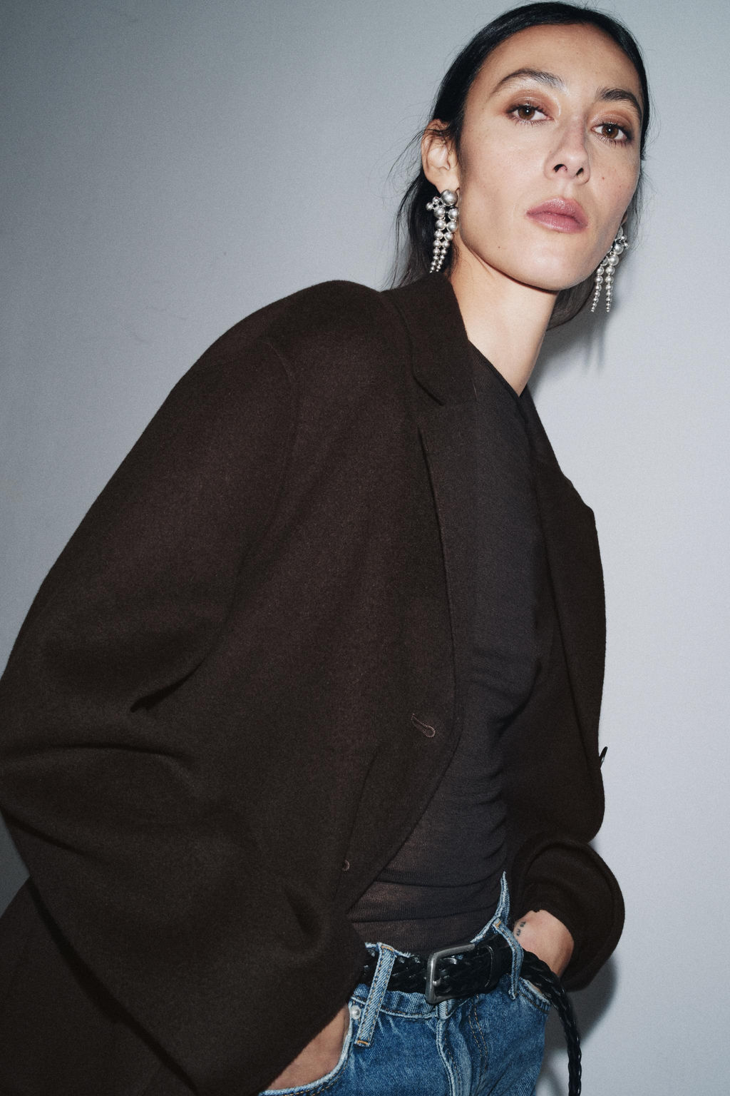 WOOL BLEND BLAZER ZW COLLECTION