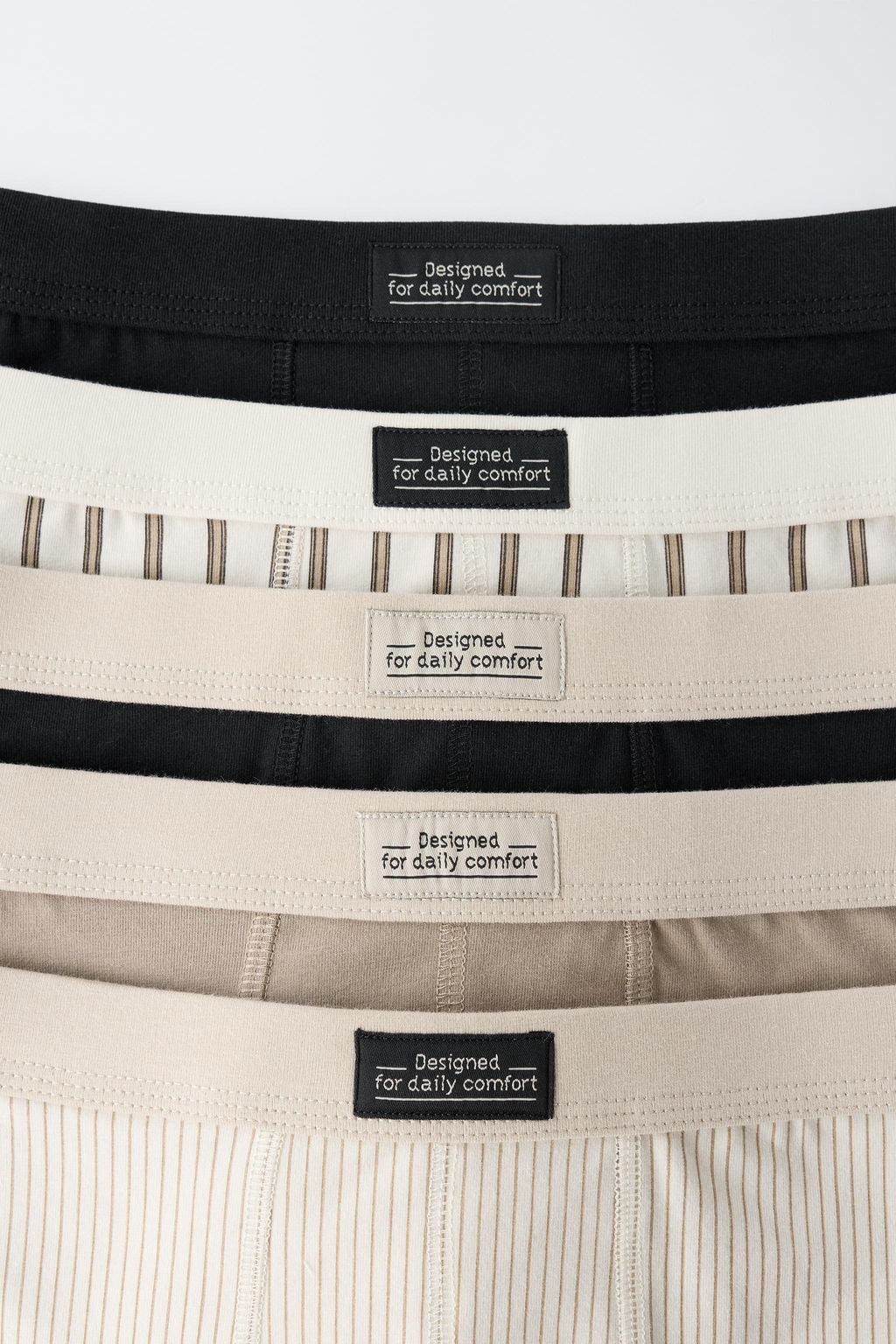 AGES 6-14 / PACK OF 5 PAIRS OF STRIPED BOXERS - Zara фото 2