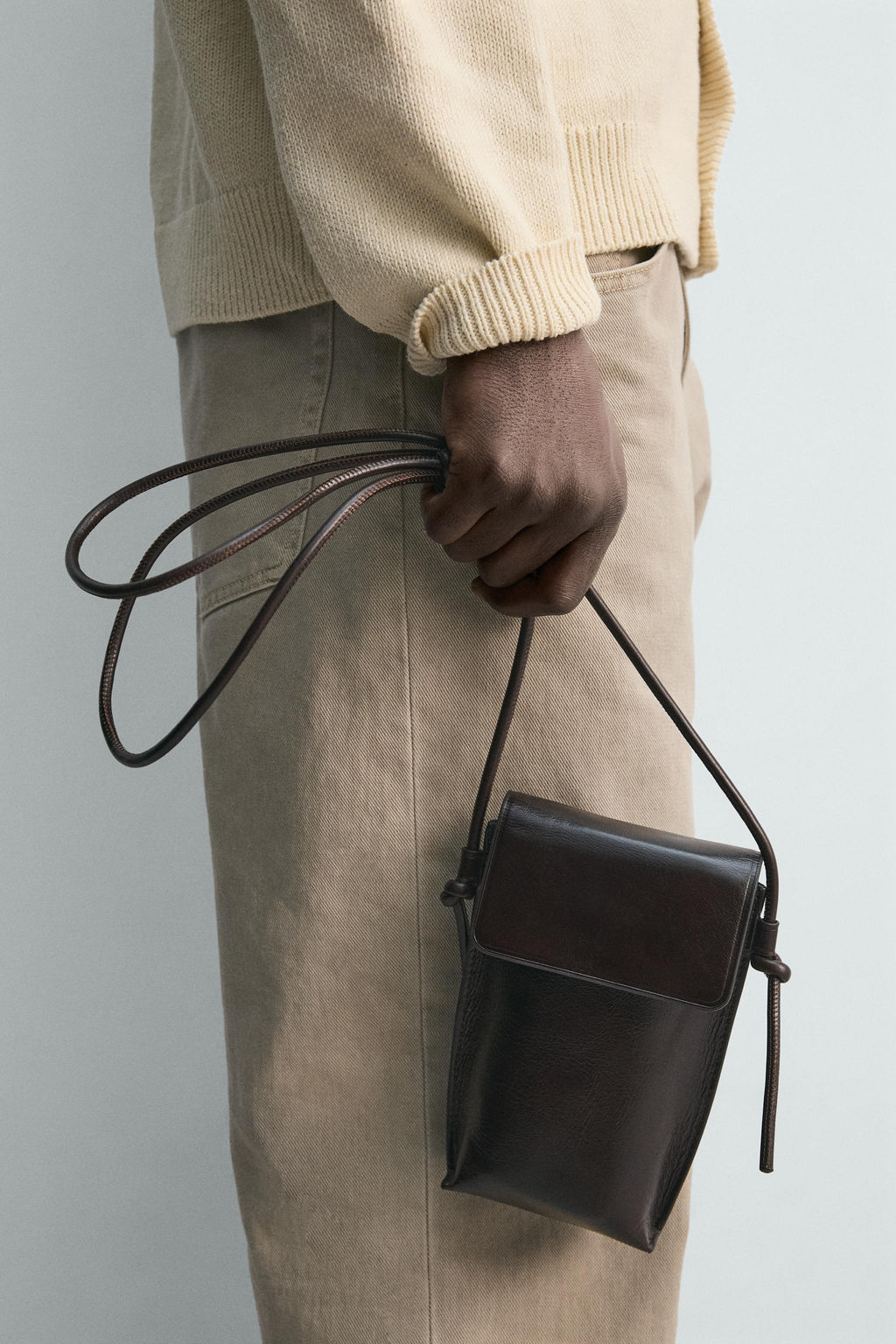 BANDOLERA PIEL / Marr?n - Zara фото 2