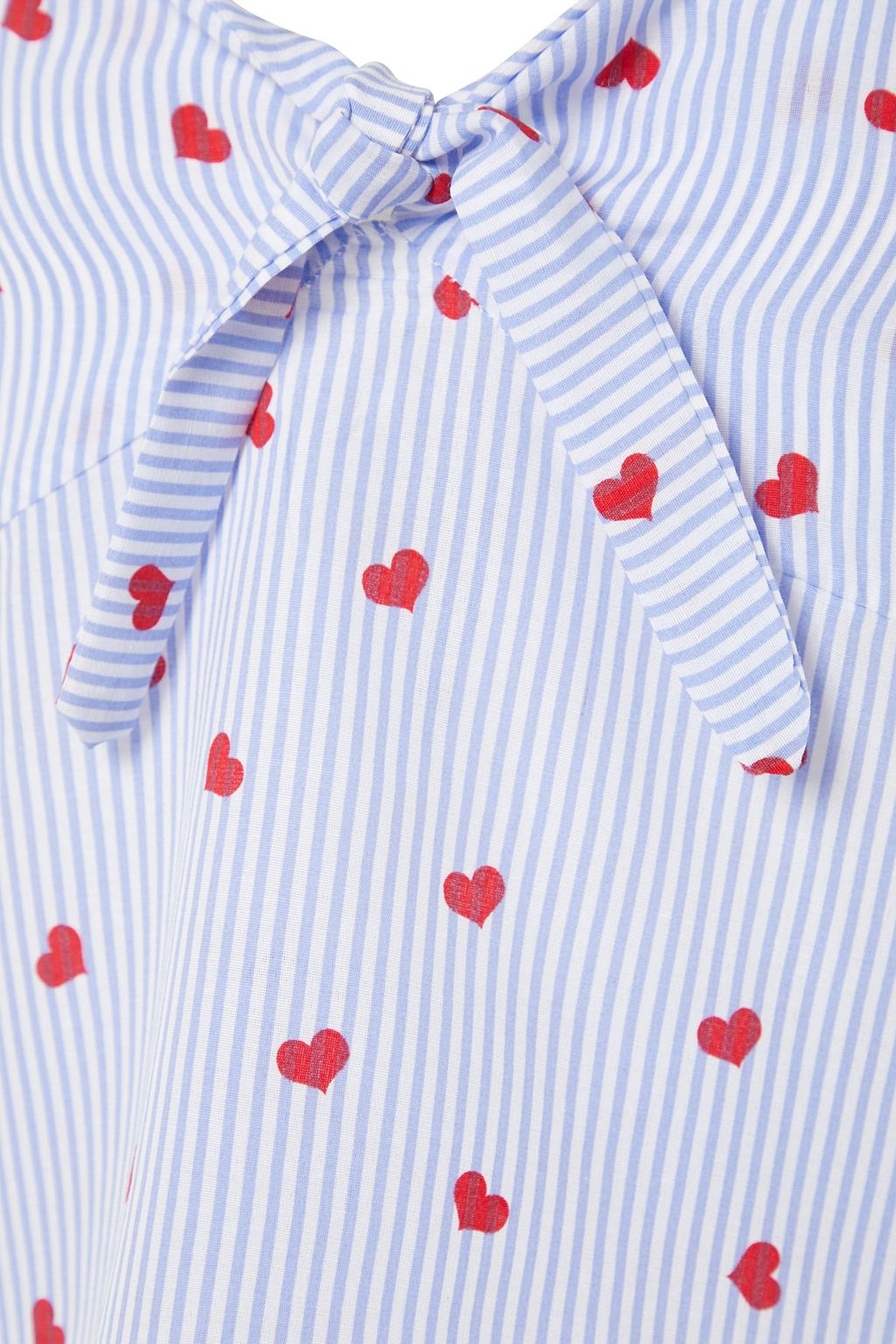 Trendyolmilla Mavi Cizgili Kalpli Ip Ask?l? Viskon Sortlu Dokuma Pijama Tak?m? THMSS23PT00133 фото 12