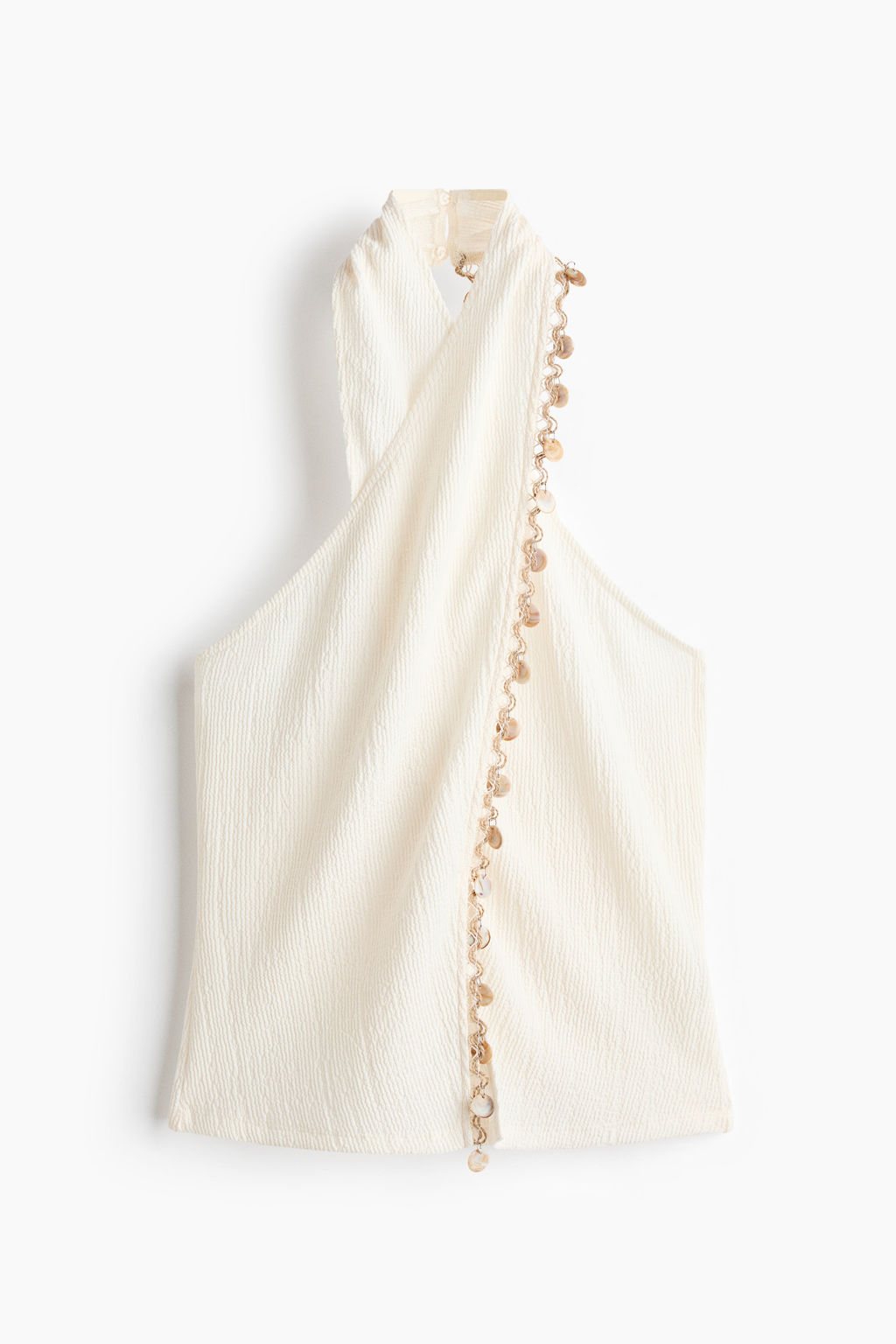 Top halter con detalles decorativos - H&m фото 2