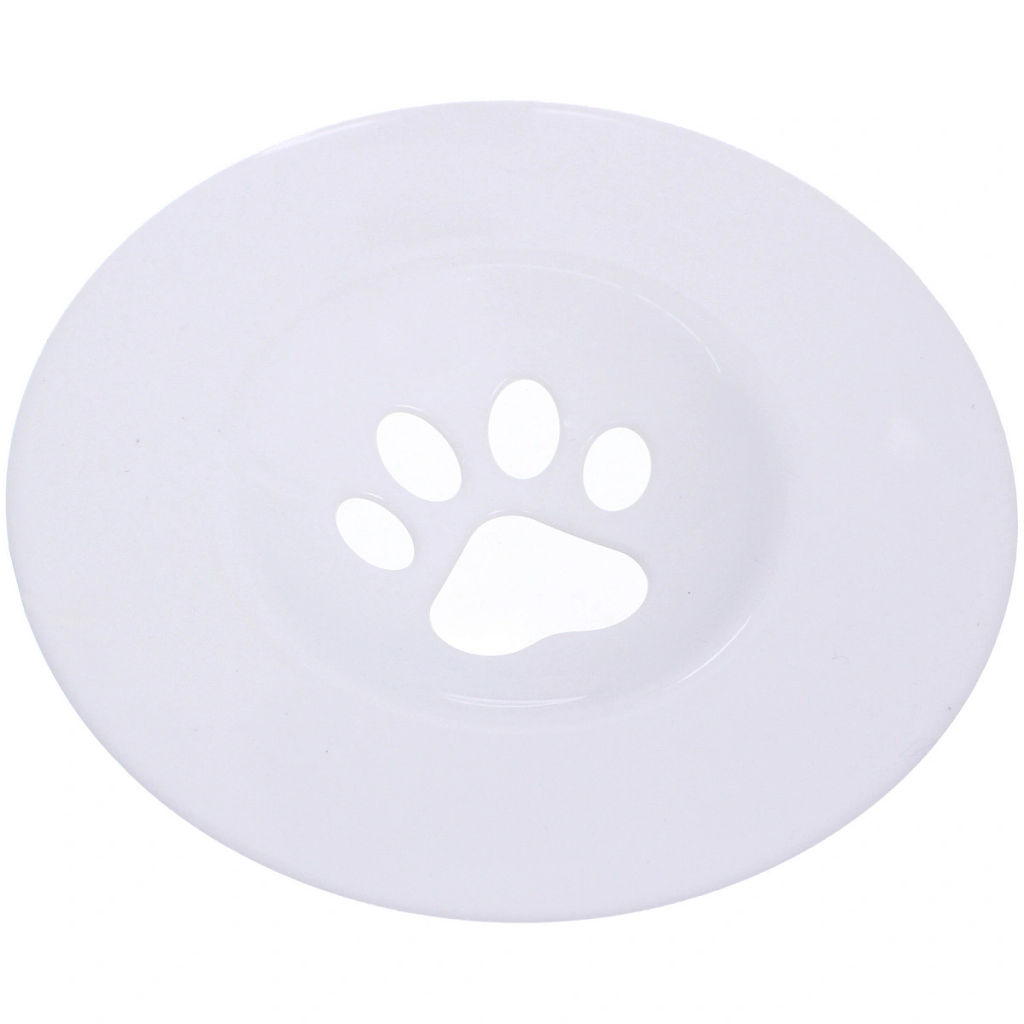 Миски пластиковые на подставке 2шт с дозатором под бутылку "МУРОЧКИН", цвет лазурный, 22*40*14*13см/250мл без бутылки