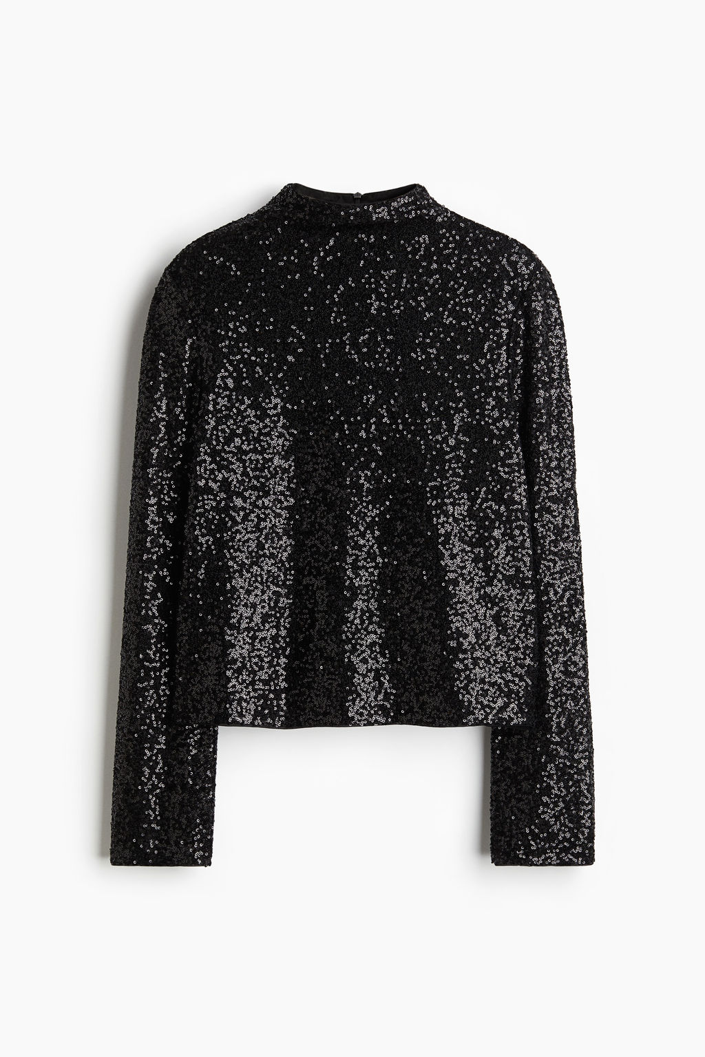 Sequined turtleneck top - H&m фото 8