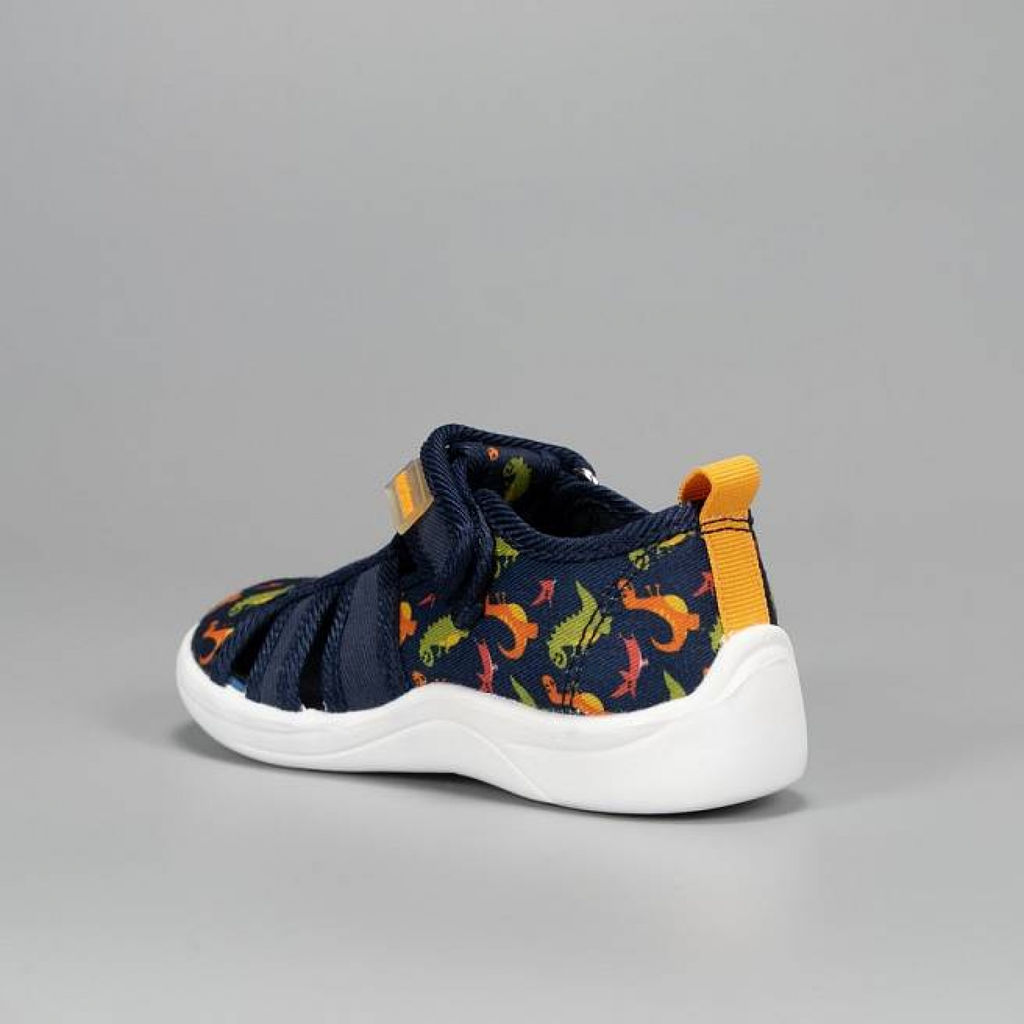 Nordman Stars туфли летние (сандалии) на двух липучках, цвет Голубой/Серый  фото 6