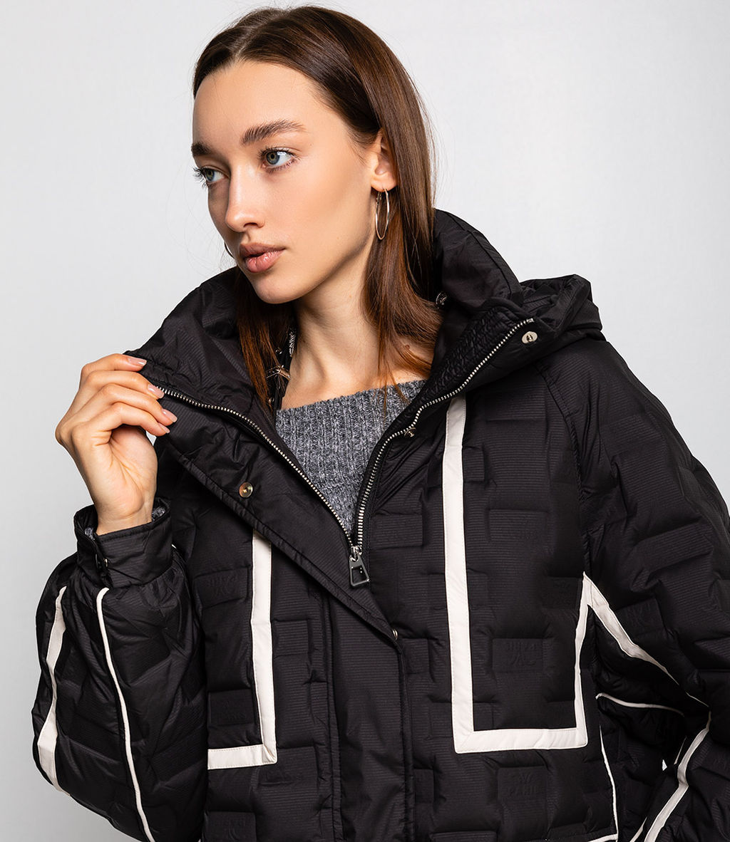 Куртка-пуховик #КТ9680, чёрный