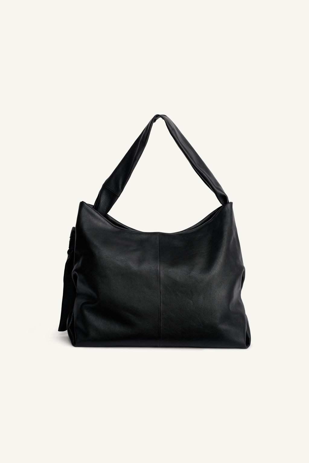BOLSO SHOPPER PIEL / Negro - Zara фото 3