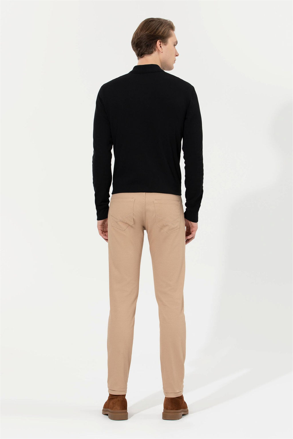 Мужские брюки из парусины светло-коричневого цвета Неожиданная скидка в корзине - U.s. polo assn фото 4