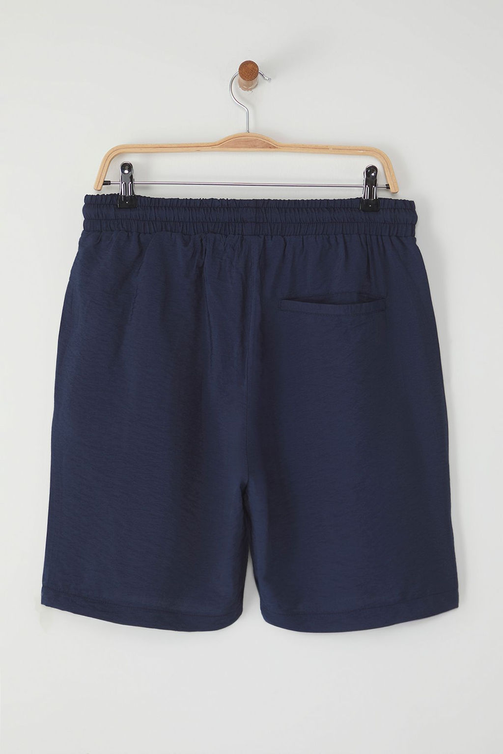 TRENDYOL MAN Lacivert Regular Fit Keten Gorunumlu Dokumlu Sort & Bermuda TMNSS25SR00005 - Trendyolmilla фото 7
