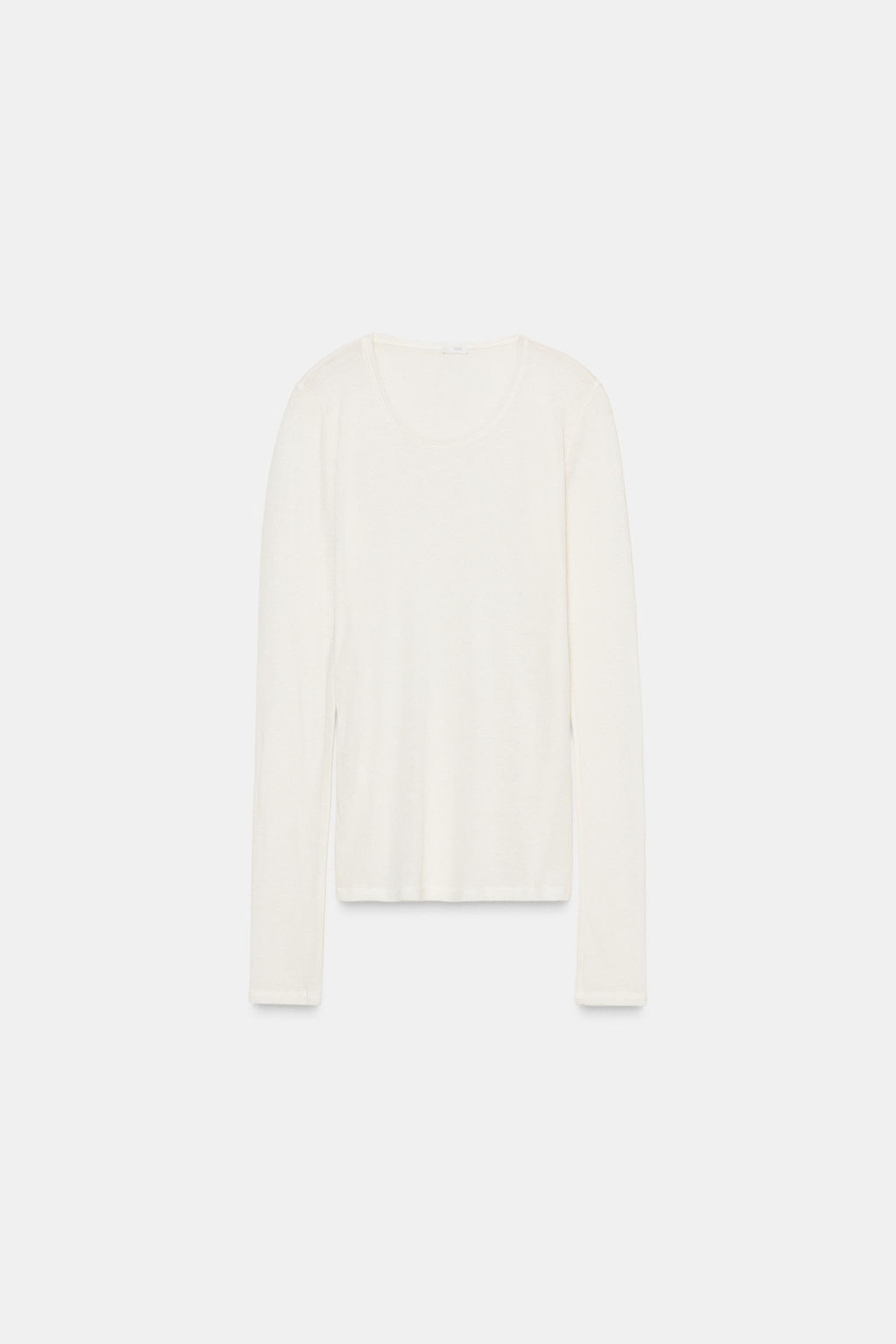 LONG SLEEVE T-SHIRT WITH WOOL - Zara фото 6
