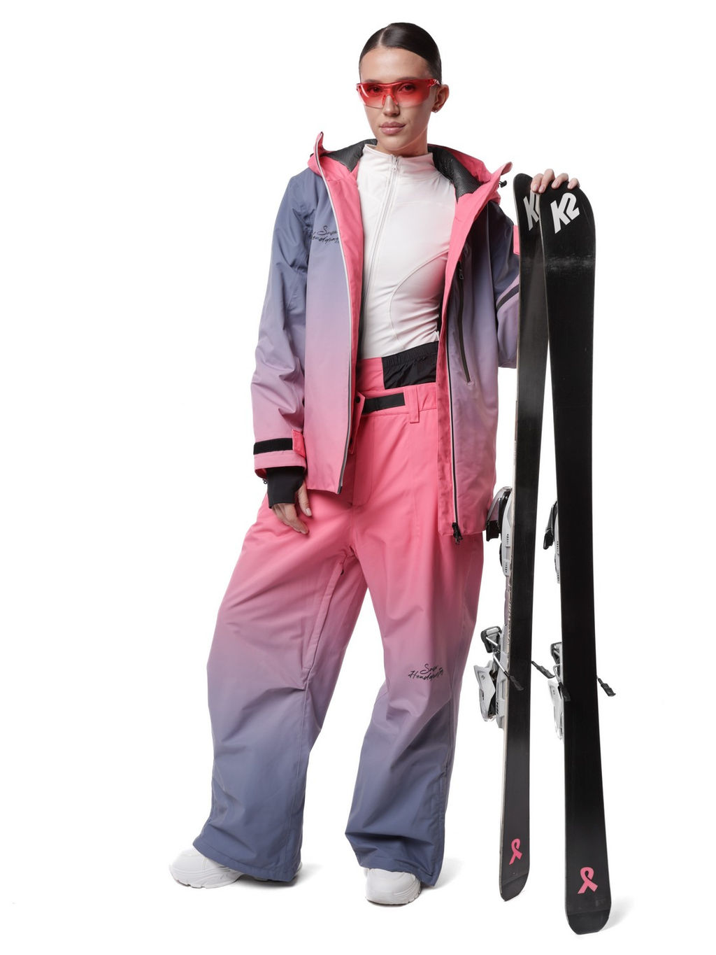 Костюм AB-0532 Розово-серый