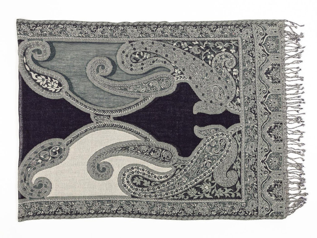 Палантин (шерсть100%)в ассортименте № Тк700/57 - Ганг фото 2