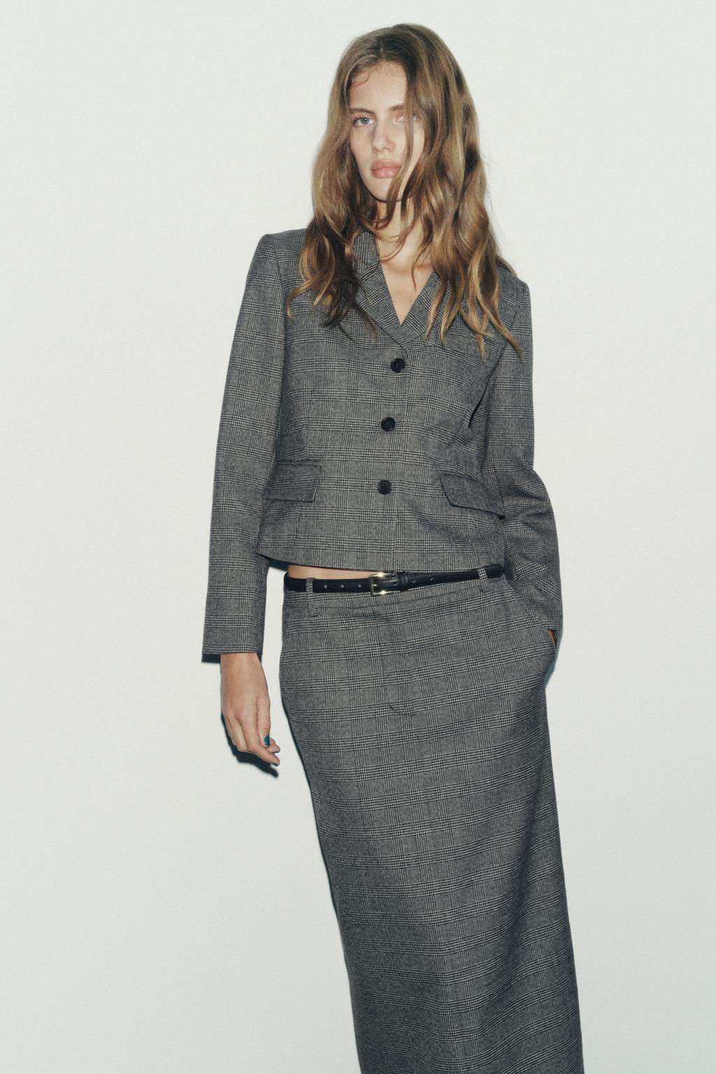 ZW COLLECTION CROPPED BLAZER - Zara фото 7