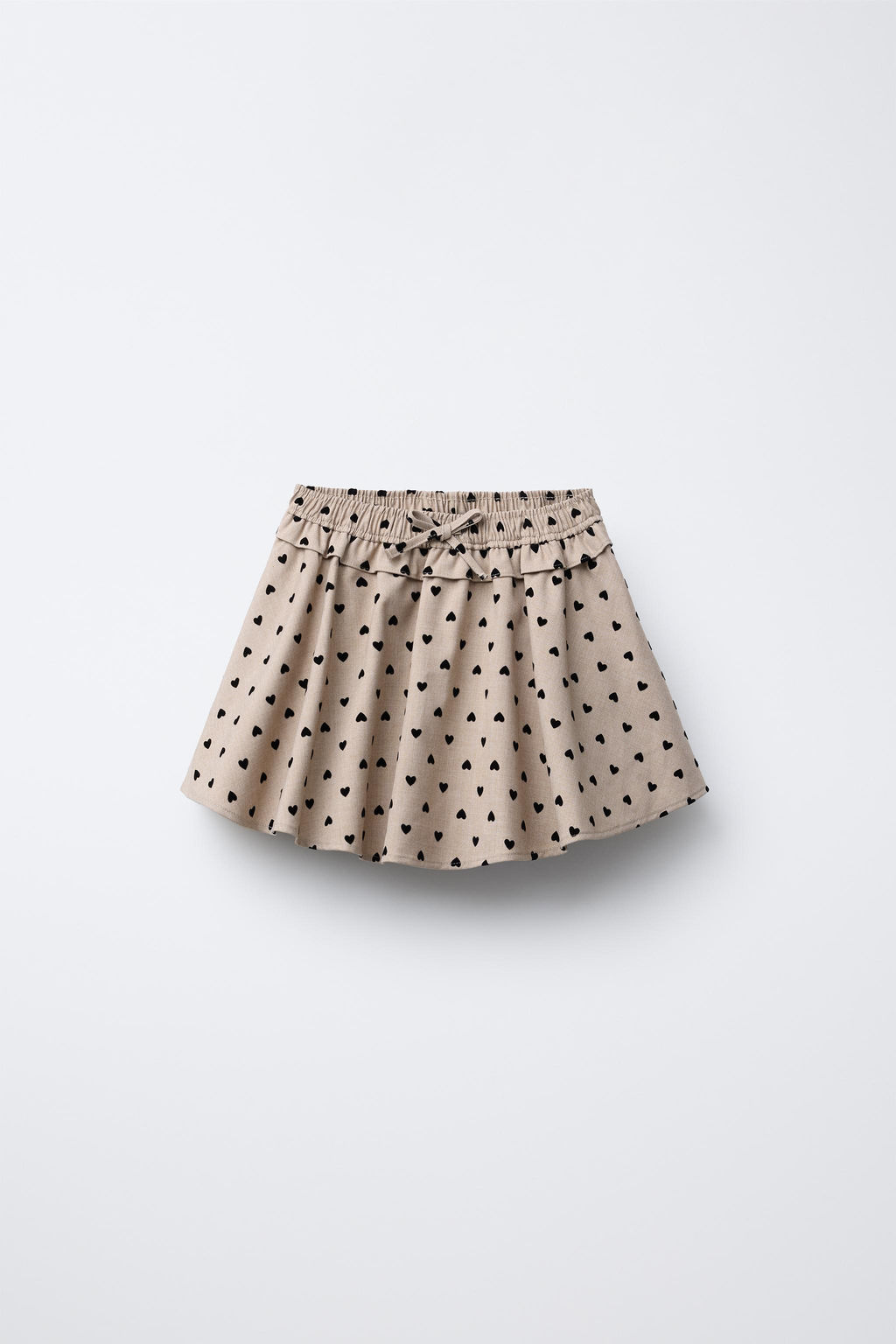 FLOCKED PRINT BERMUDA SKORT