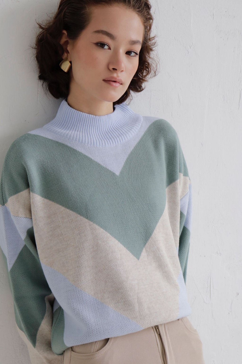 10344 Свитер мятно-голубой - Martichelli фото 9