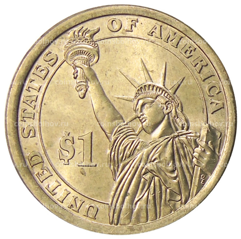 1 доллар 2015 года P Линдон Джонсон 36-й президент США