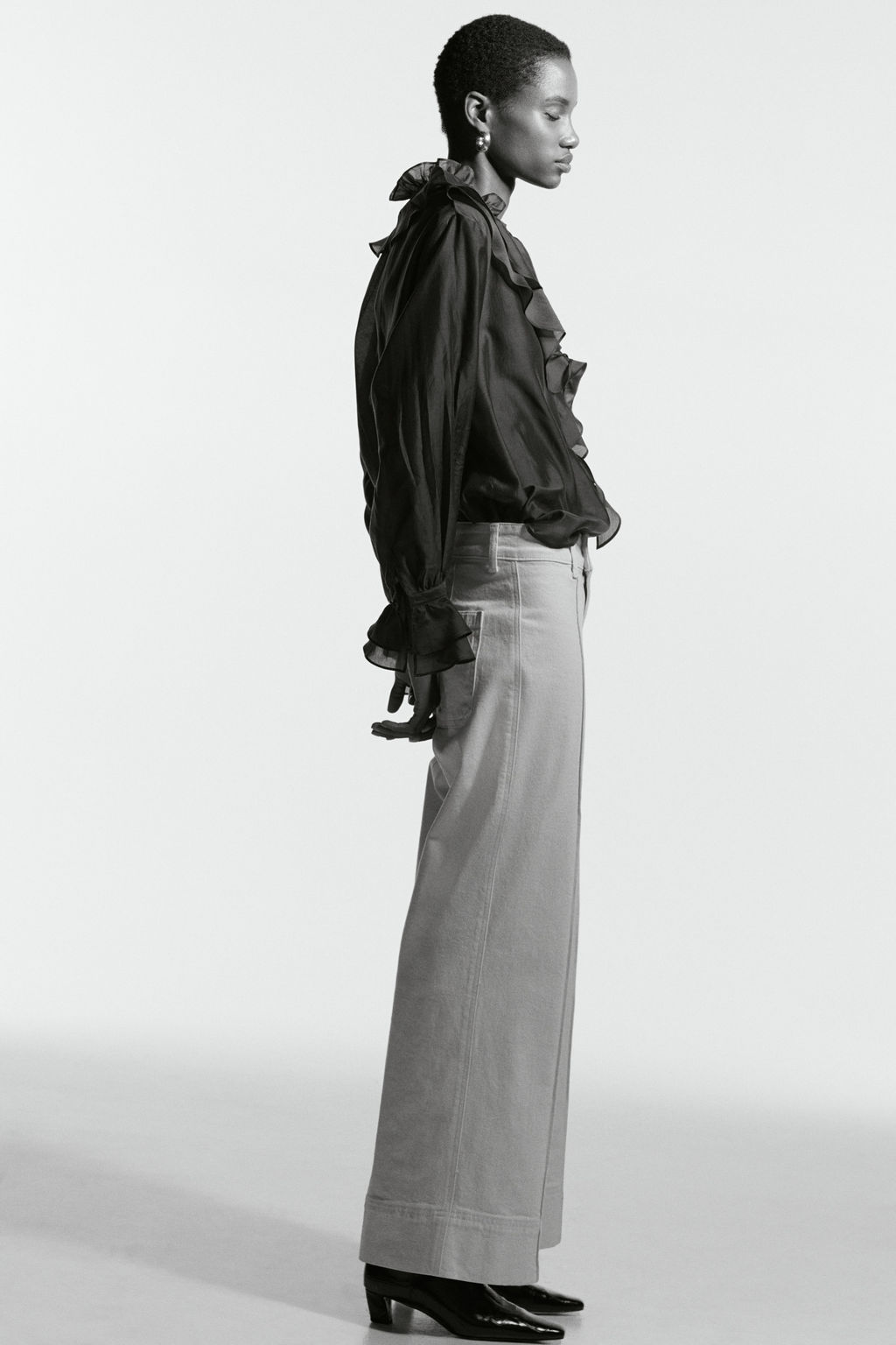 Wide High Ankle Jeans - H&m фото 9