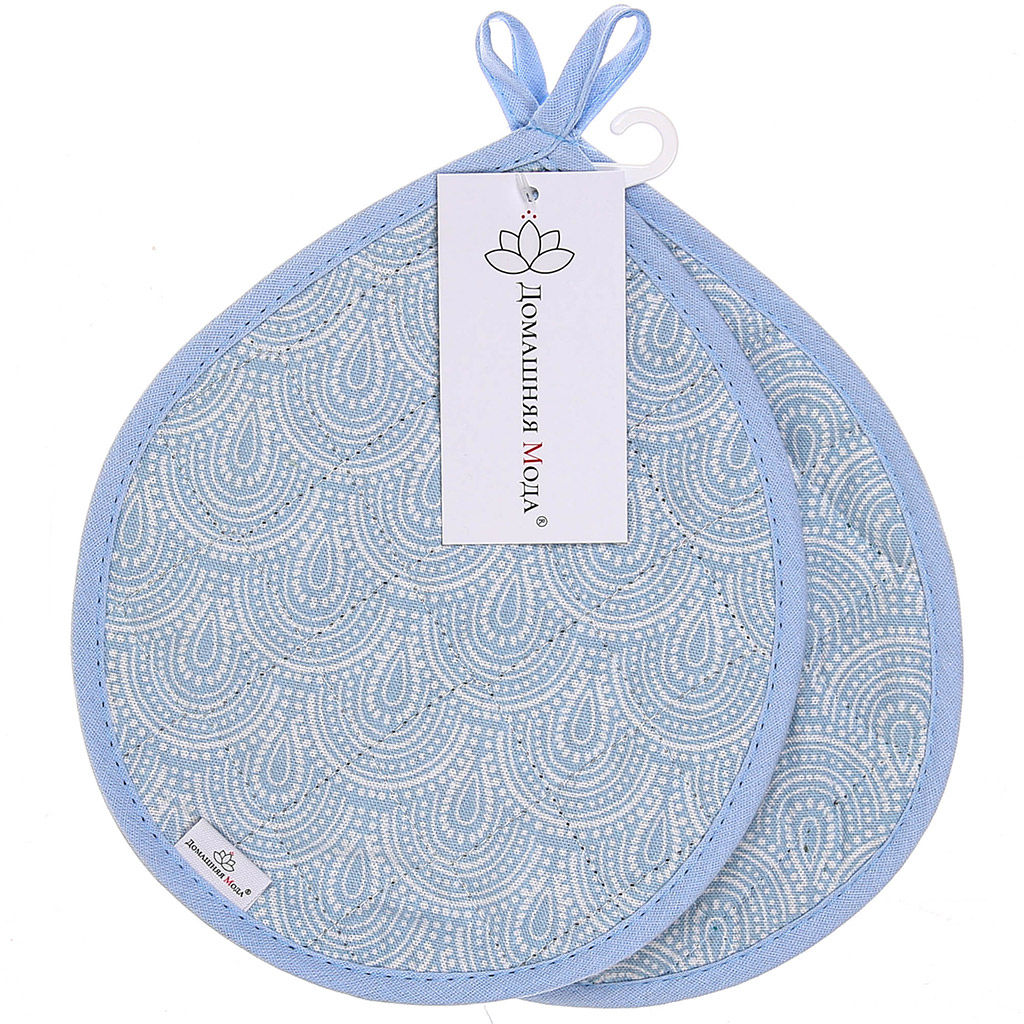 Африканские прерии К Кухонный комплект: прихватка 20х25см Капелька - 2шт, хлопок Премиум 191г/м2 - хлопок 100%, наполнитель - ватин 280гр/м2, Домашняя мода (Россия)  фото 3