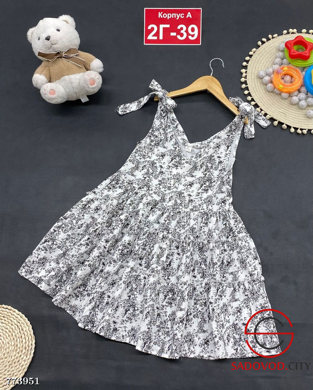 Детское летнее платье сарафан