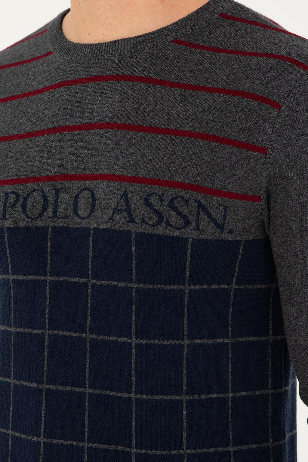 Мужской темно-синий свитер Неожиданная скидка в корзине - U.s. polo assn фото 14