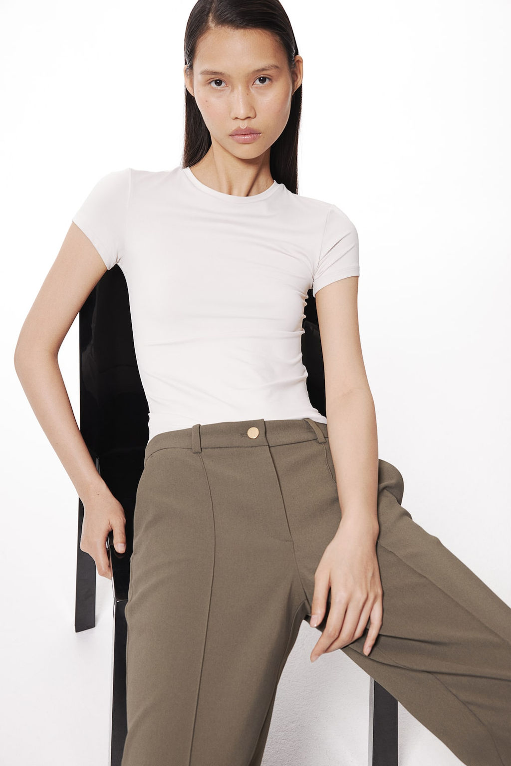 Pantalon sastre con perneras pitillo - H&m фото 2