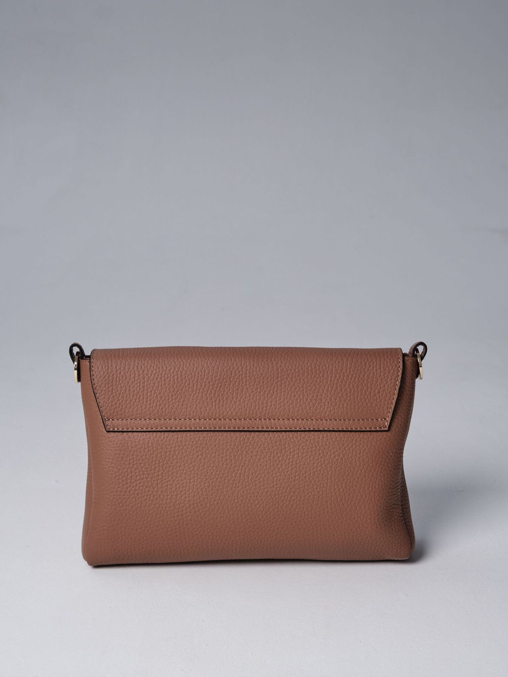 Сумка кожаная на плечо Deboro 30181 светлый орех