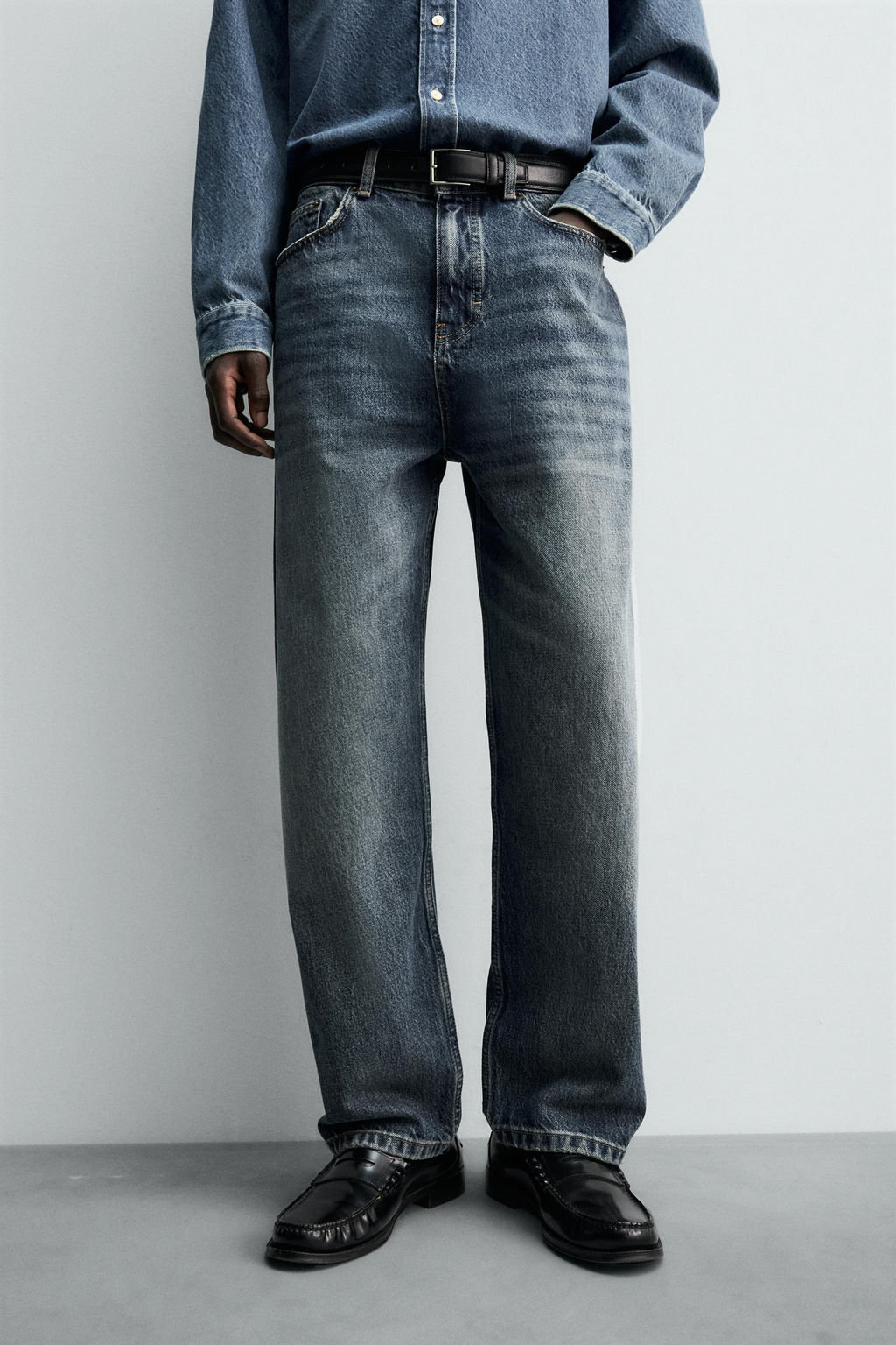 STRAIGHT ANKLE FIT JEANS - Zara фото 5