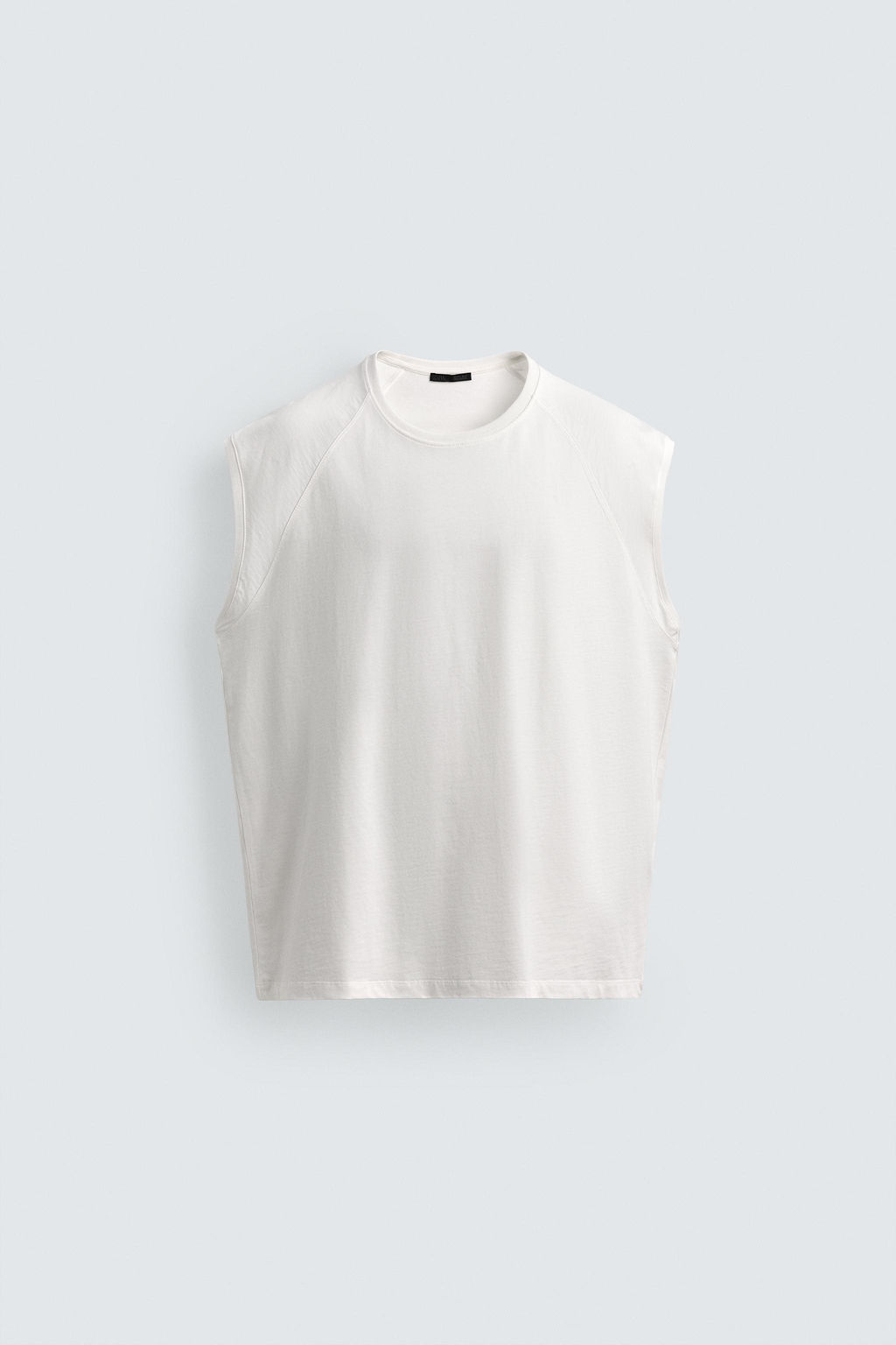 CAMISETA TANK LAVADA / Crudo