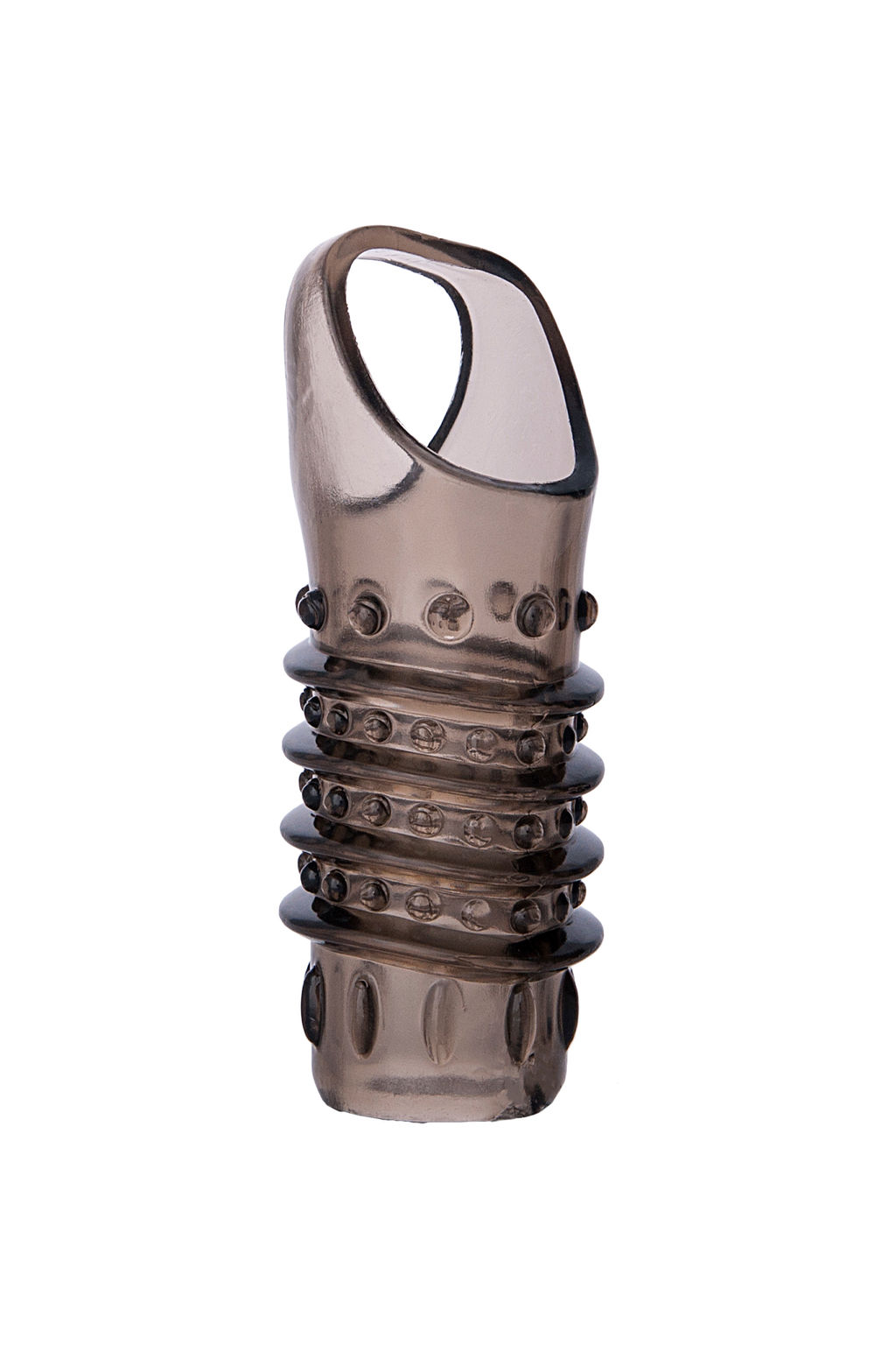 Насадка ToyFa XLover, для увеличения размера, TPE, черная прозрачная, 10,5 см  фото 3