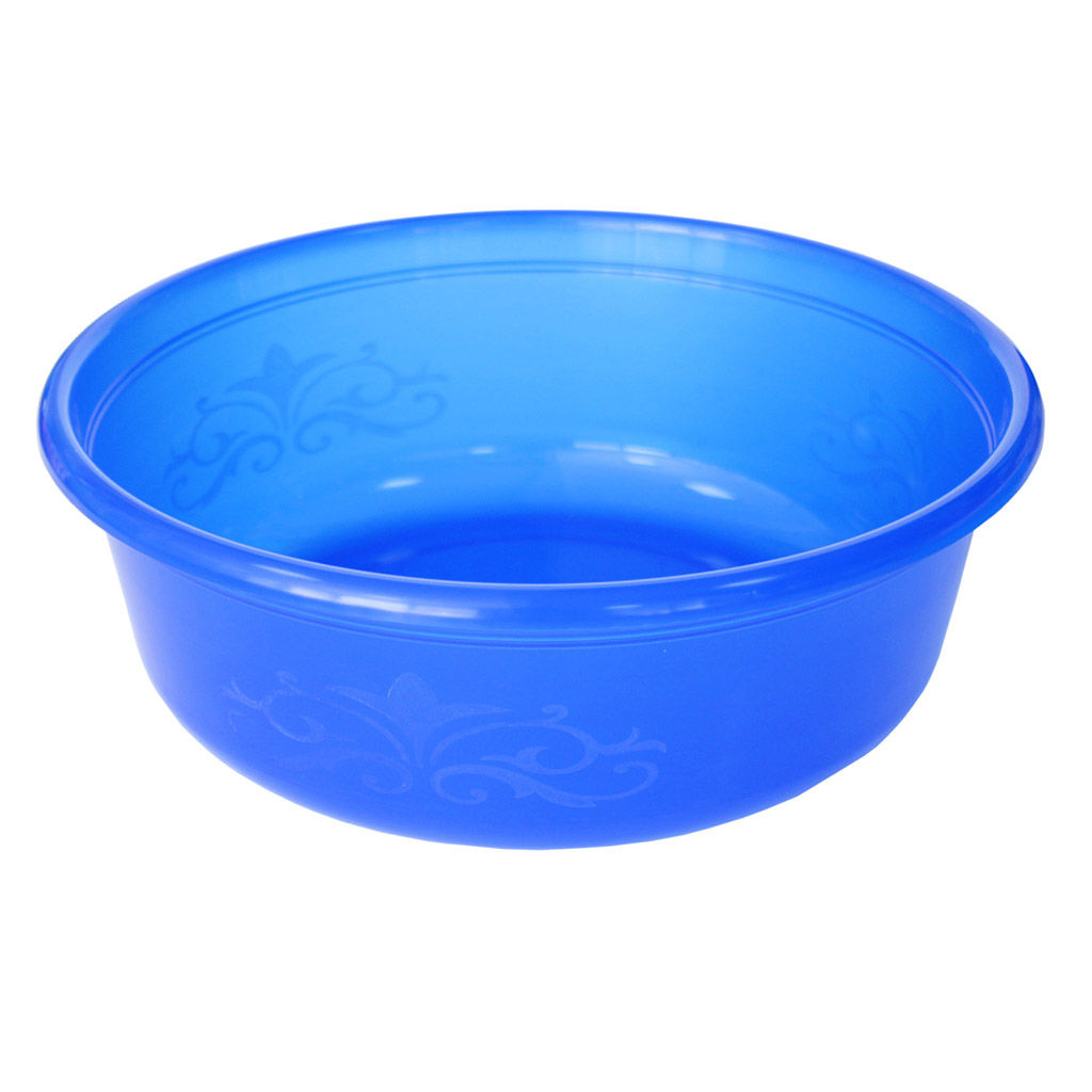 Миска пластмассовая 4л, д28,5см, цвета микс (Россия)