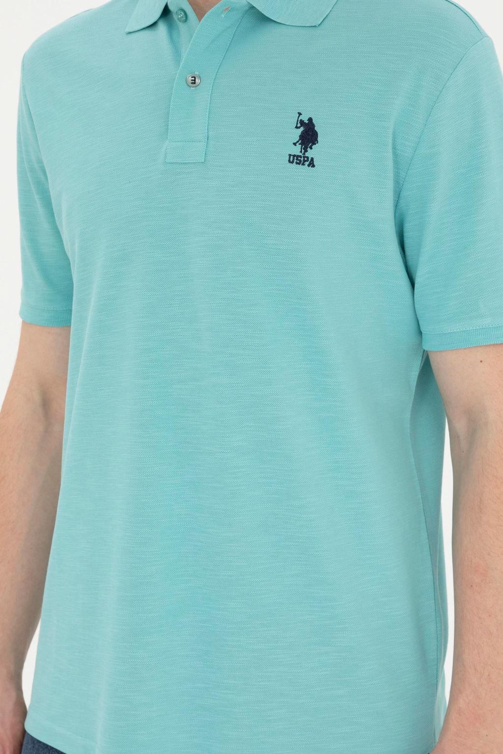 Мужская мятная футболка-поло Неожиданная скидка в корзине - U.s. polo assn фото 13