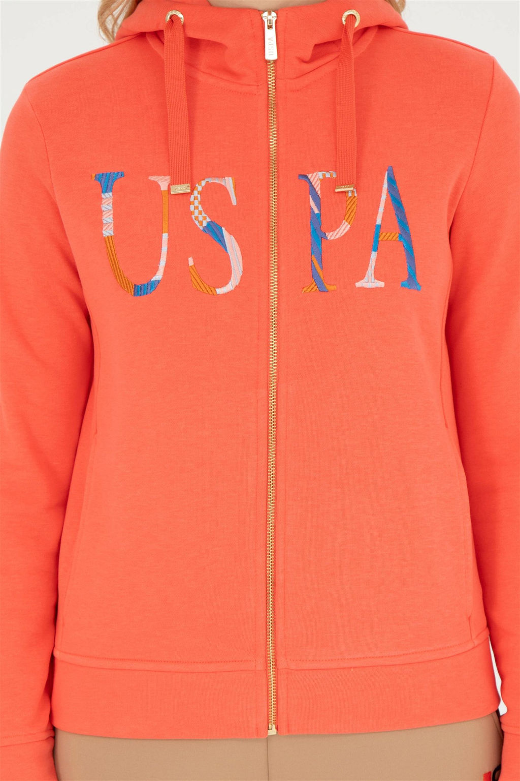 Женский базовый свитшот с цветком граната - U.s. polo assn фото 6