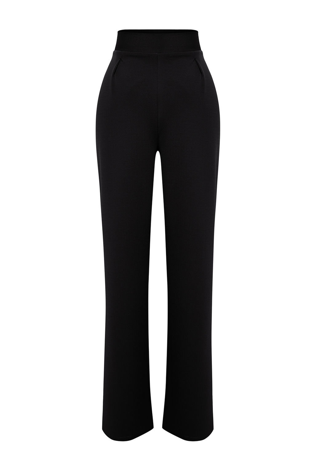 TRENDYOLMILLA Siyah Pileli Wide Leg/Rahat Kesim Orme Palazzo Pantolon TWOSS24PL00038 фото 11