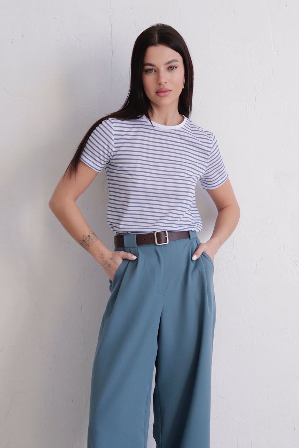 11023 Топ базовый из хлопка - Martichelli фото 2