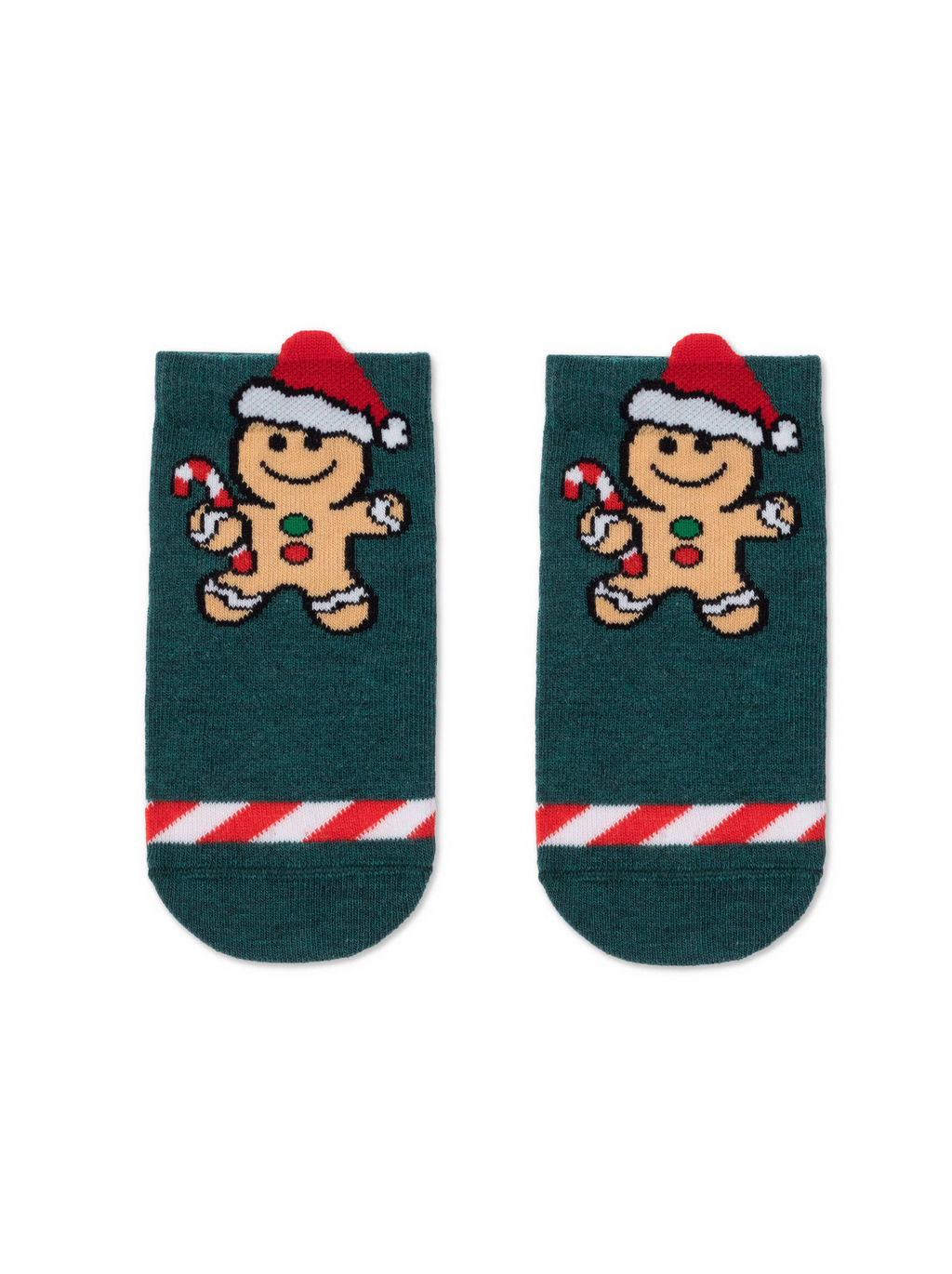 Цена за 2 пары CONTE-KIDS Новогодние носки т.бирюзовый