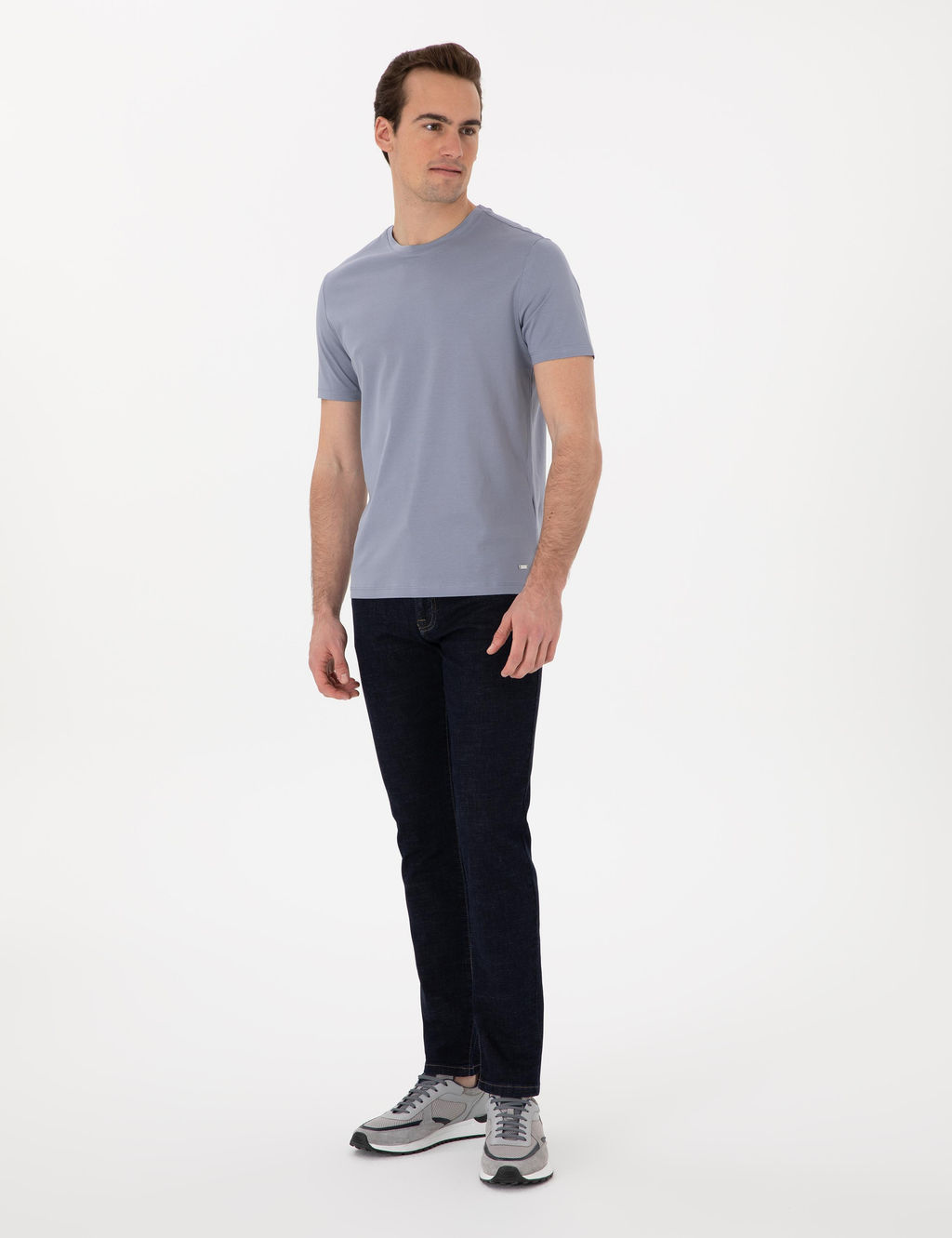 Mavi Slim Fit Merserize Basic Ti__rt - Pierre cardin фото 4