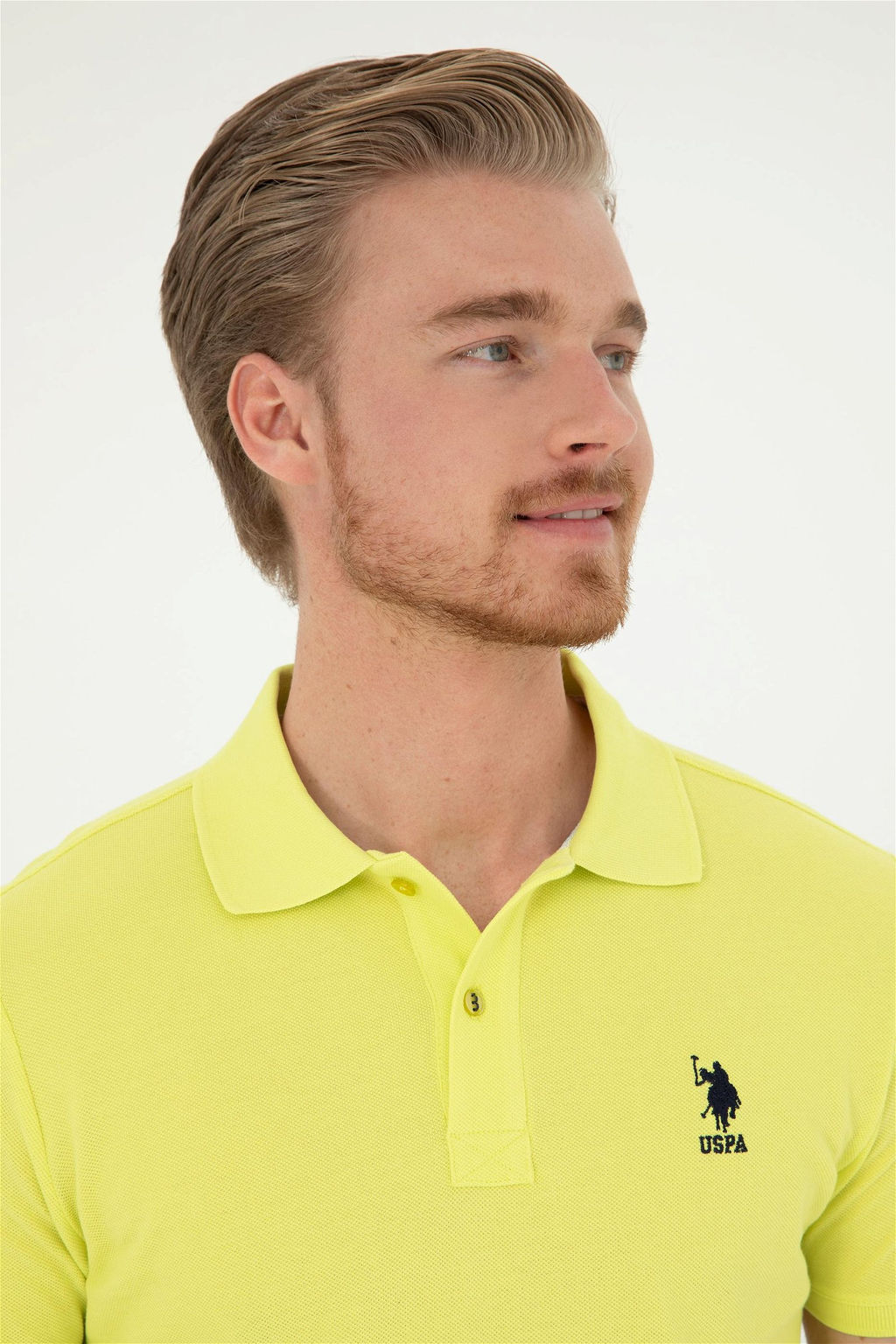 U. S. Polo Assn / Мужская базовая футболка фисташкового цвета - U.s. polo assn фото 2