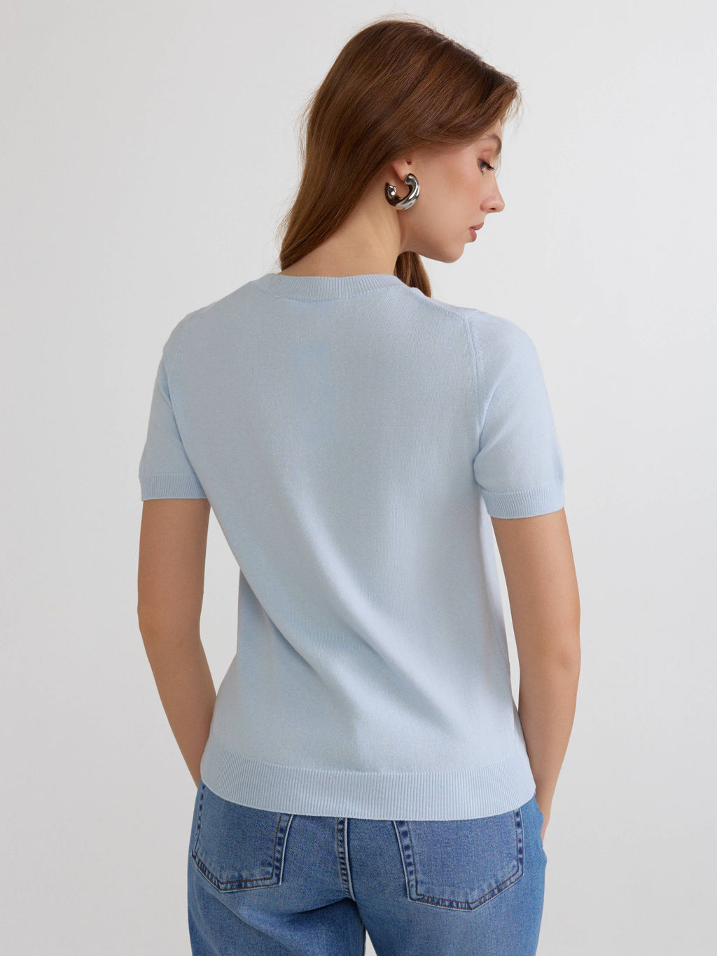 CONTE LDK2452 Джемпер женский light blue - Conte elegant фото 4