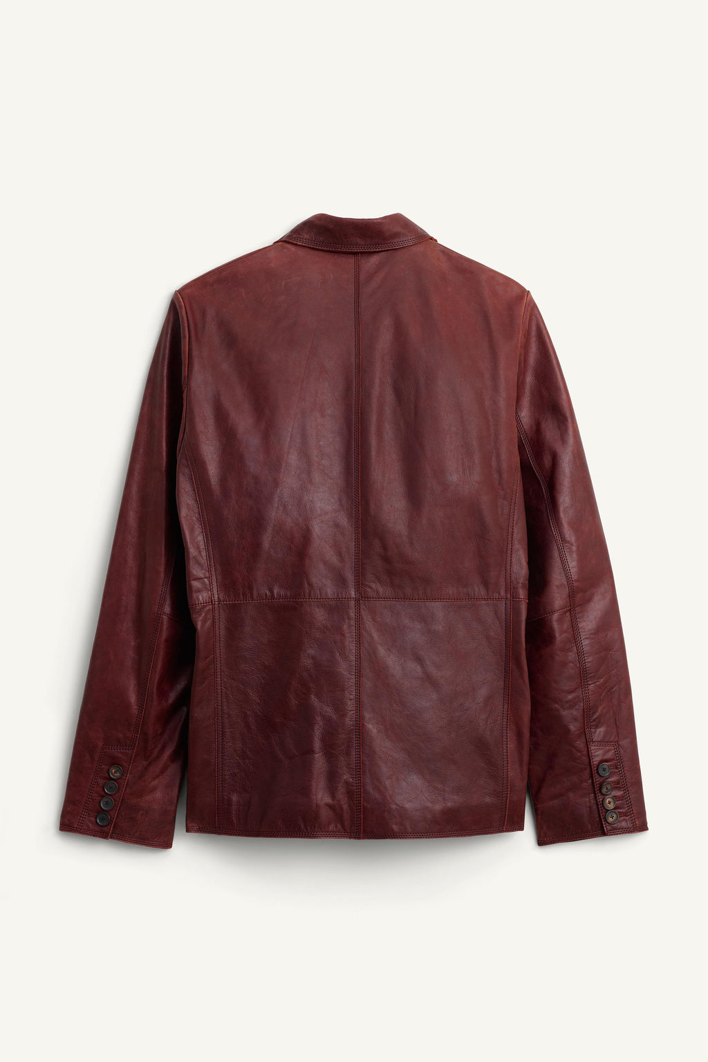 LIMITED EDITION LEATHER SUIT BLAZER - Zara фото 7