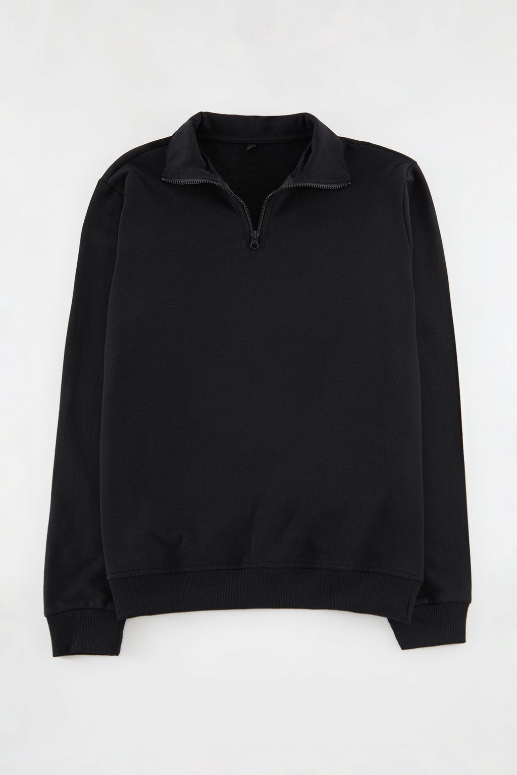 Siyah-Kar Melanj 2li Paket Regular/Normal Kesim Ici Polar/S?cak Tutan Sweatshirt TMNAW25SW00205 - Trendyolmilla фото 3