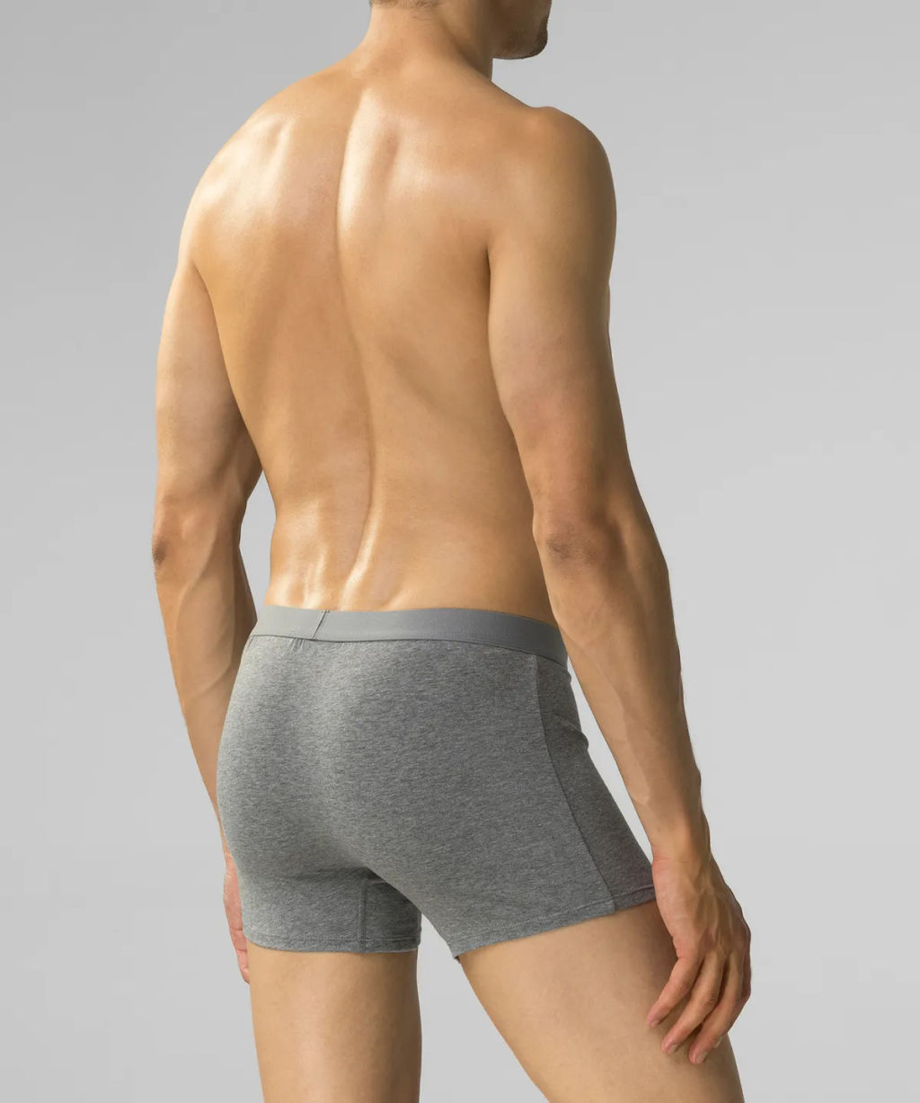 ATLANTIC 5SMH-004 Трусы шорты Solid - набор 5 шт. каберне + серый меланж + изумрудный + черный + темно-голубой  фото 3